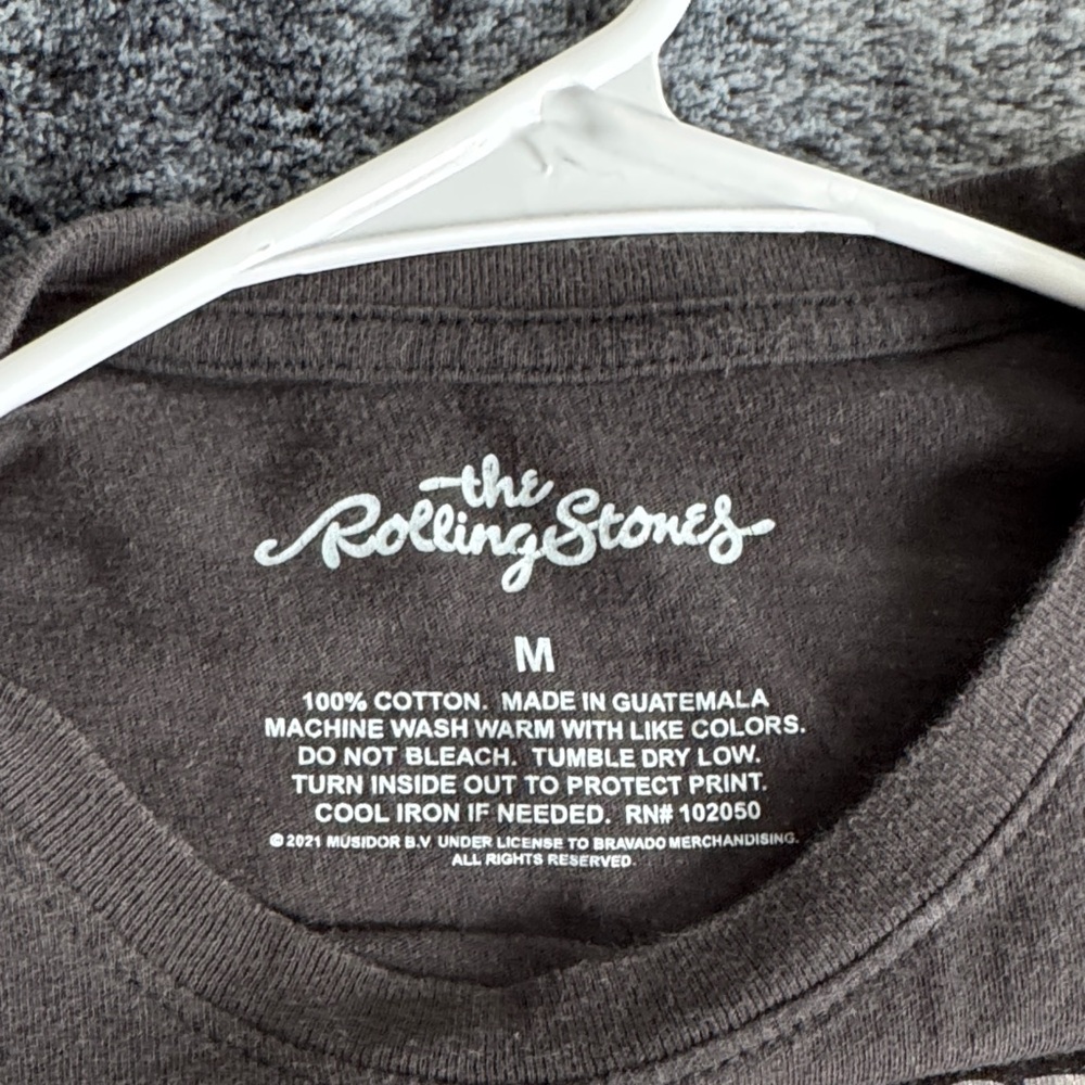 The Rolling Stones Black Cotton Tee - Picture 2 of 3
